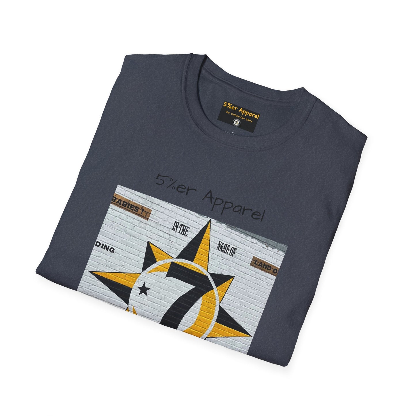 5%er Apparel Label "Our Culture Our Story" Unisex Softstyle T-Shirt