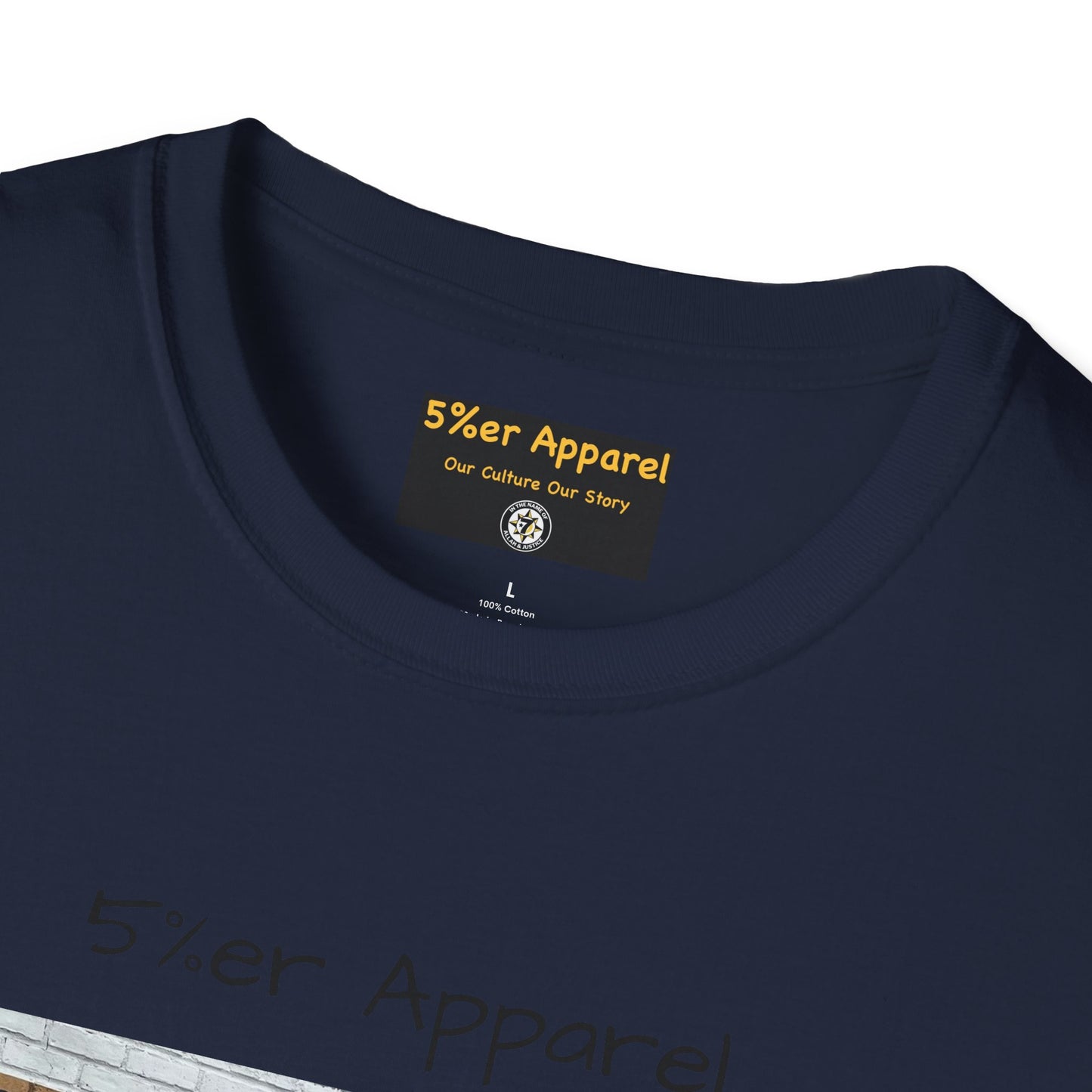 5%er Apparel Label "Our Culture Our Story" Unisex Softstyle T-Shirt
