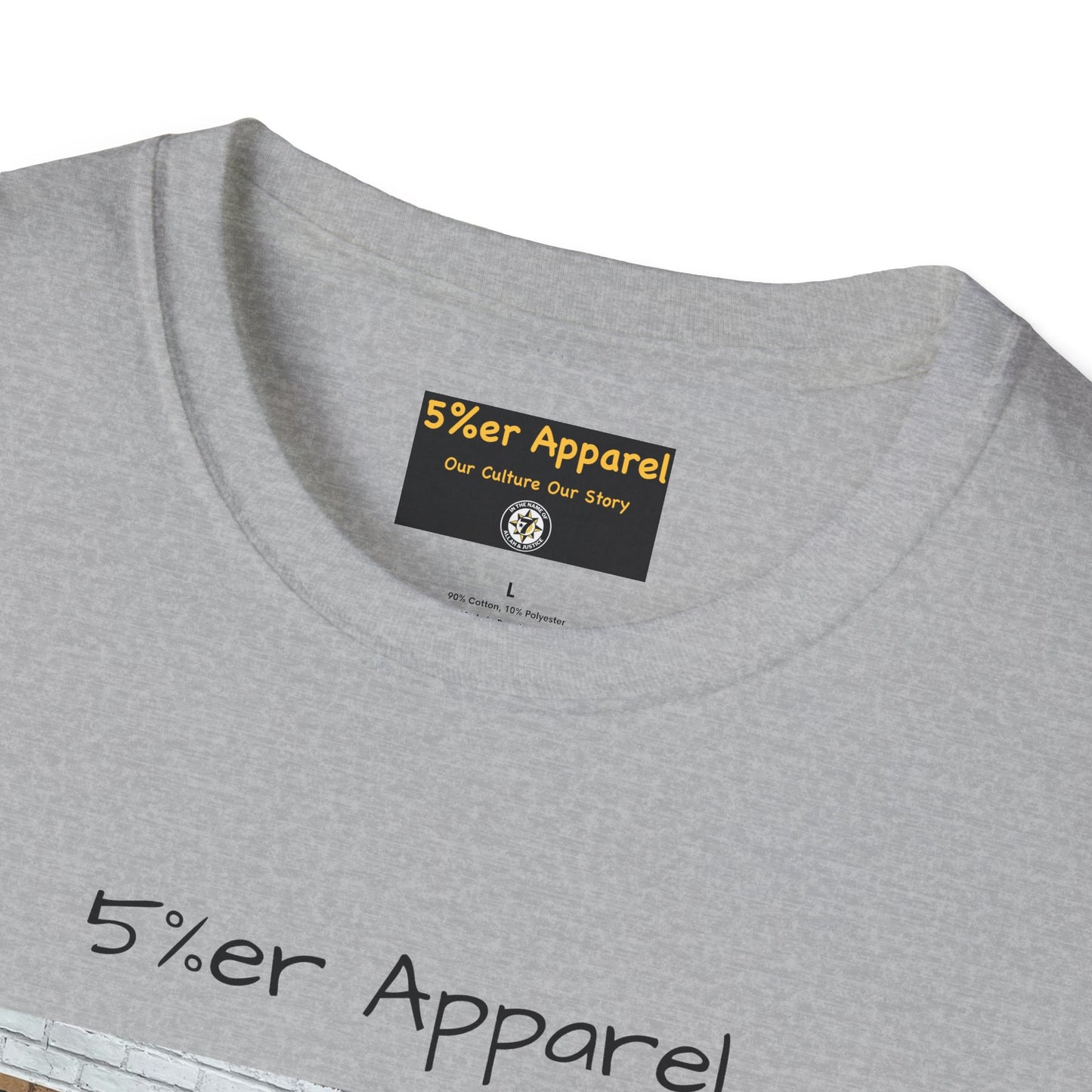 5%er Apparel Label "Our Culture Our Story" Unisex Softstyle T-Shirt