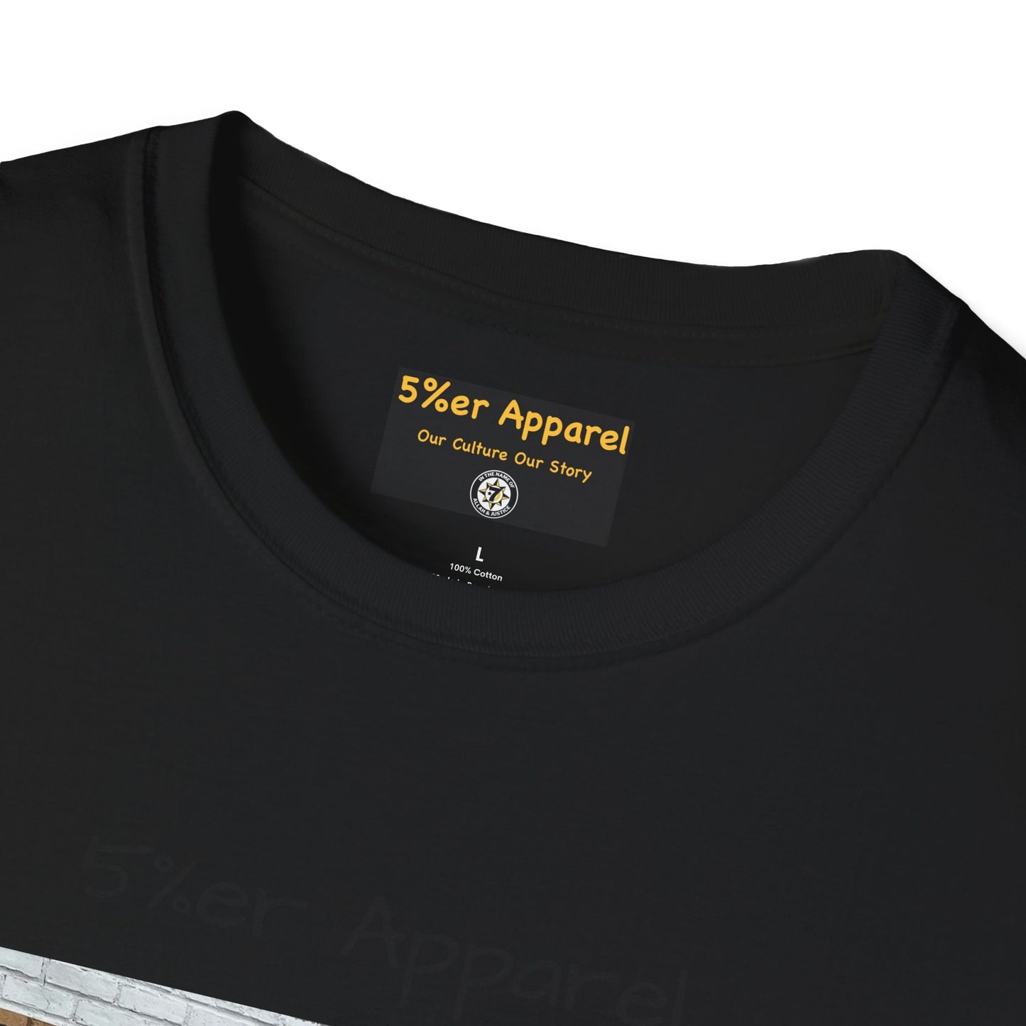 5%er Apparel Label "Our Culture Our Story" Unisex Softstyle T-Shirt