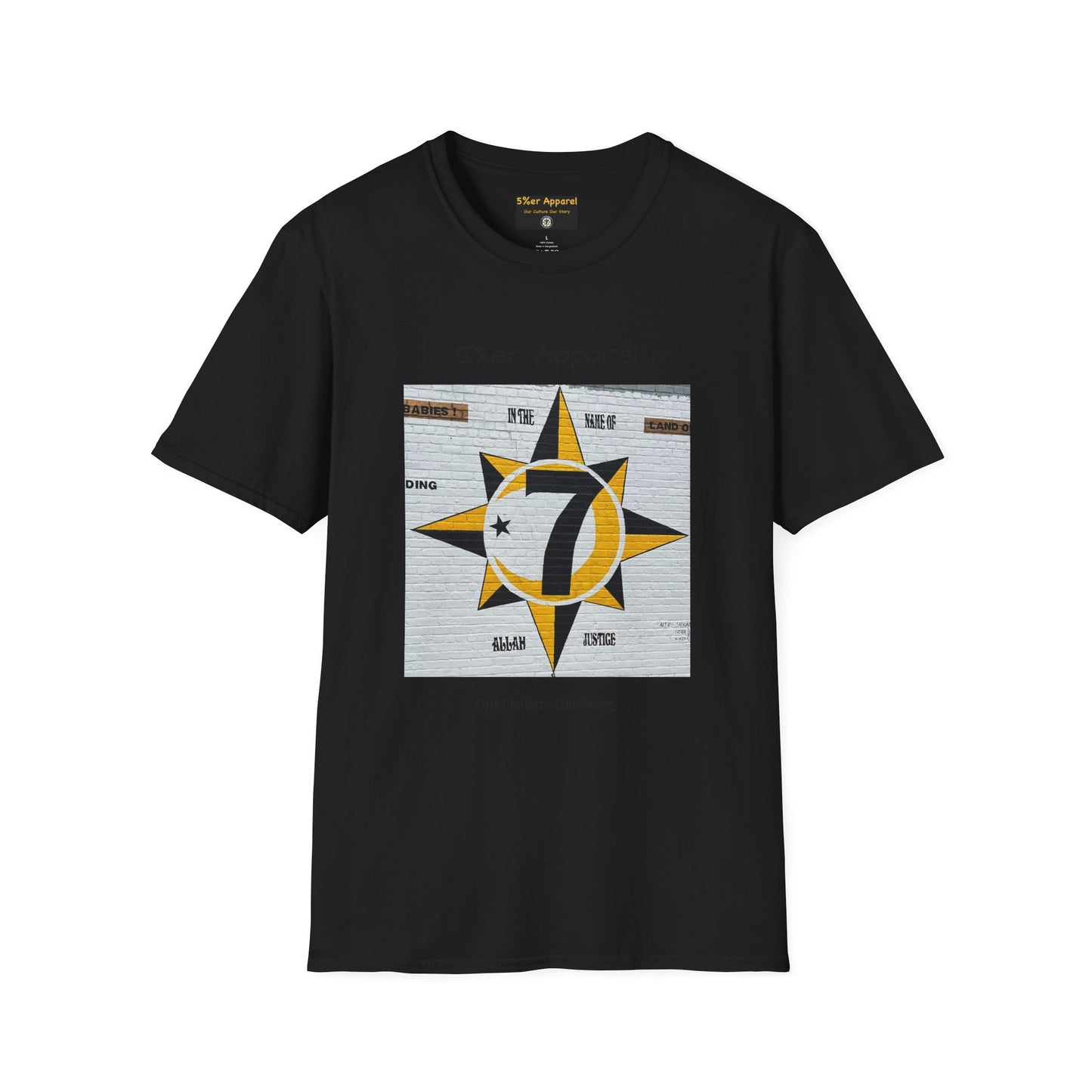 5%er Apparel Label "Our Culture Our Story" Unisex Softstyle T-Shirt