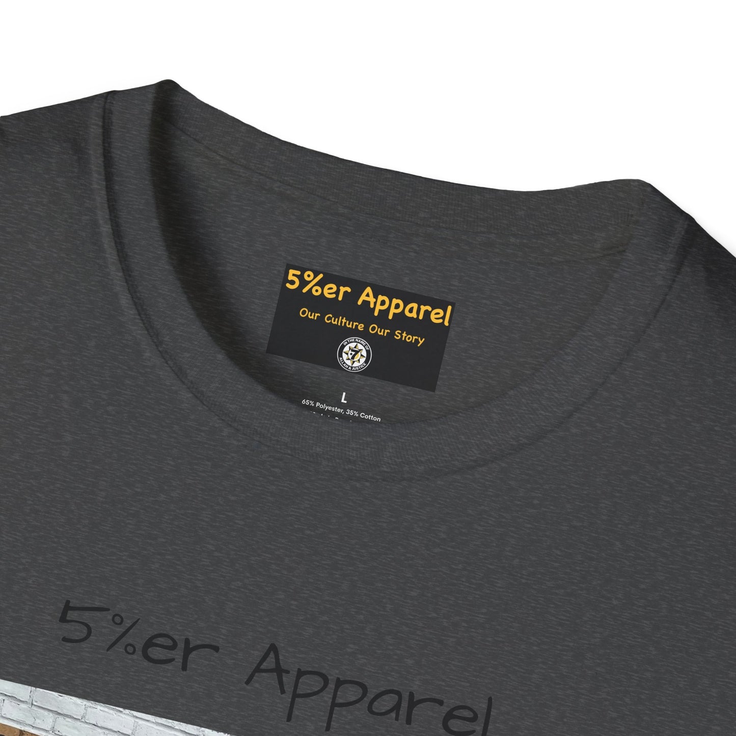 5%er Apparel Label "Our Culture Our Story" Unisex Softstyle T-Shirt