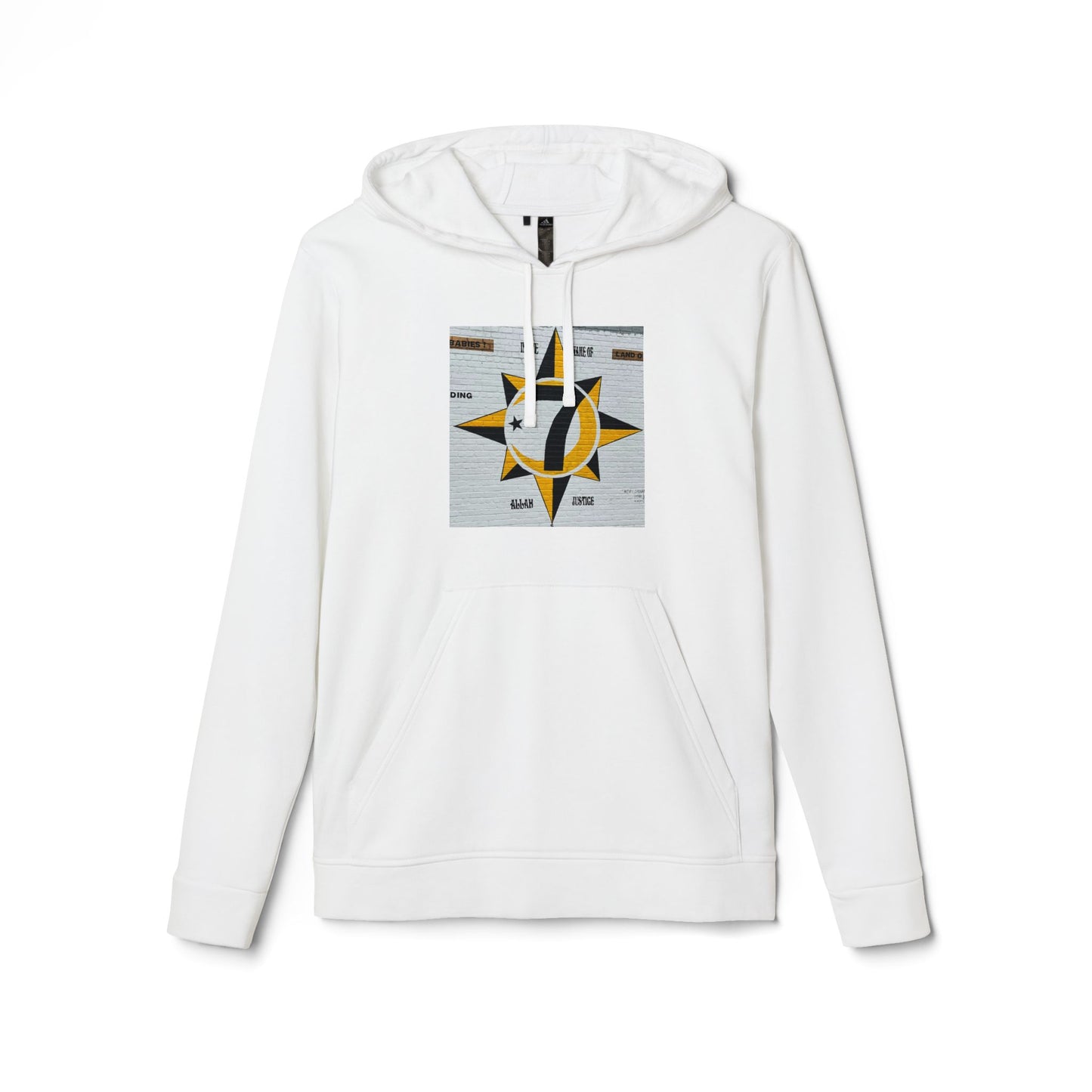 Unisex Fleece Hoodie - 5%er Apparel & Adidas Collaboration