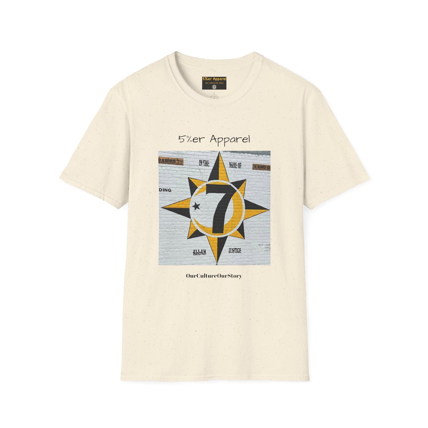 5%er Apparel Label "Our Culture Our Story" Unisex Softstyle T-Shirt