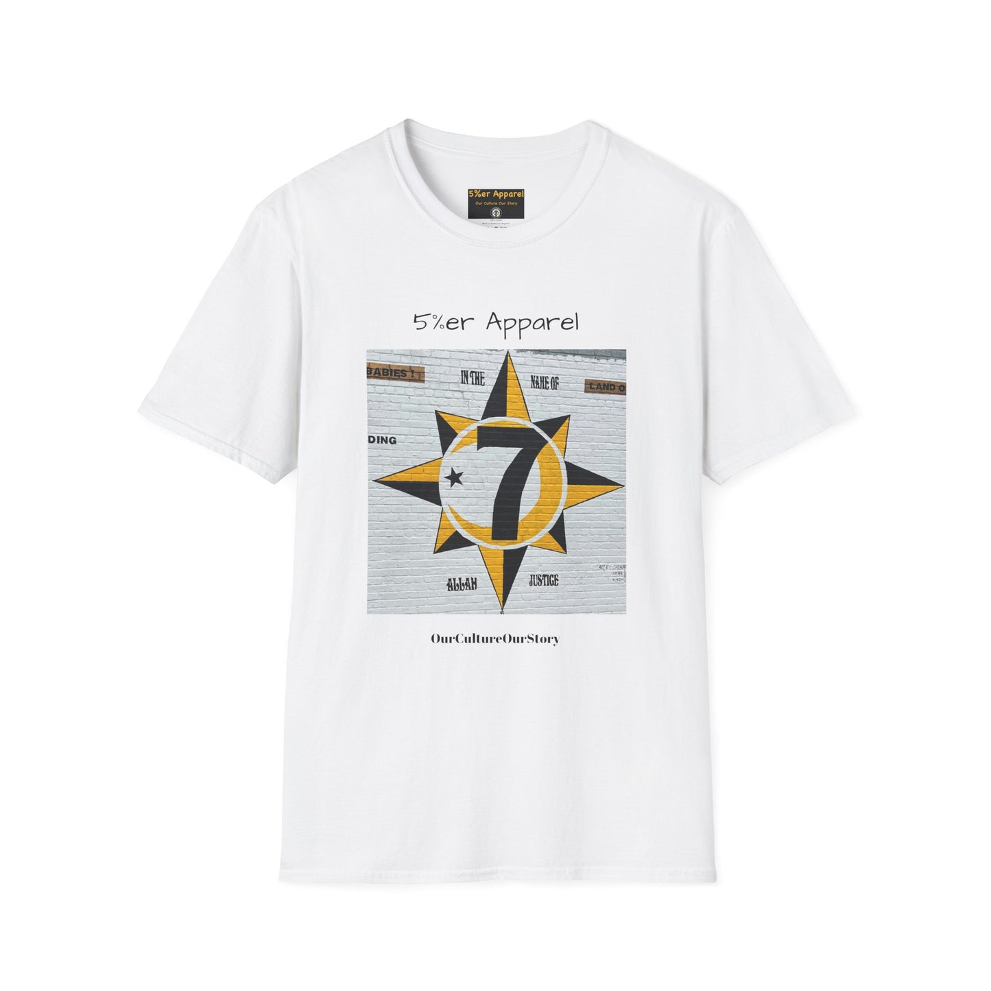 5%er Apparel Label Unisex Softstyle T-Shirt