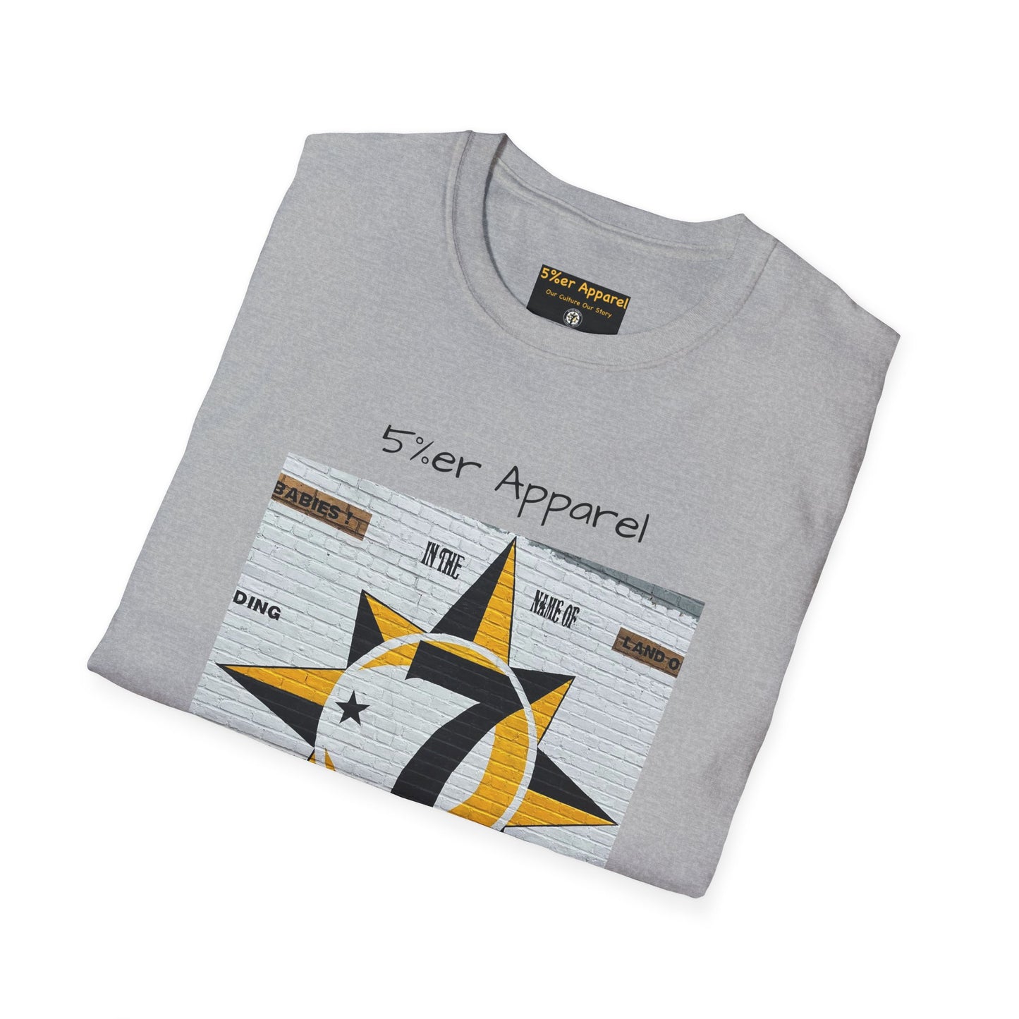 5%er Apparel Label Unisex Softstyle T-Shirt