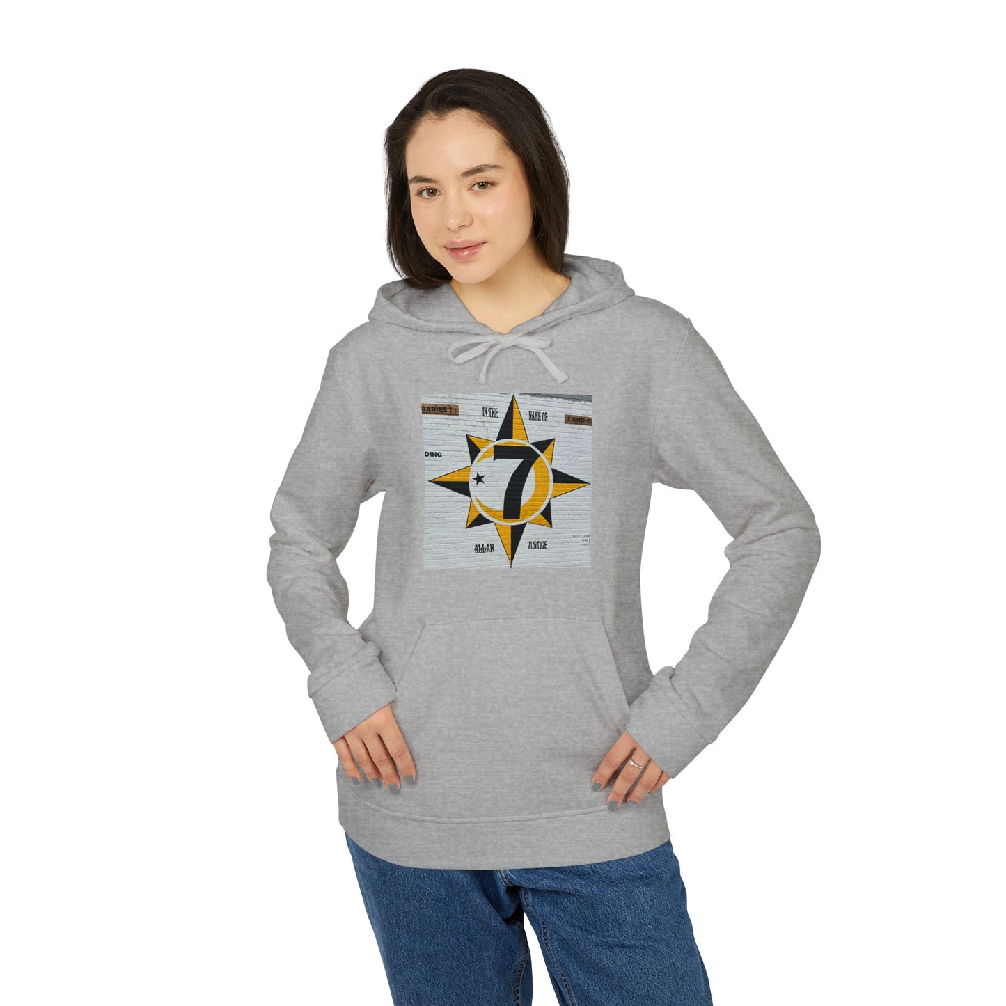 Unisex Fleece Hoodie - 5%er Apparel & Adidas Collaboration