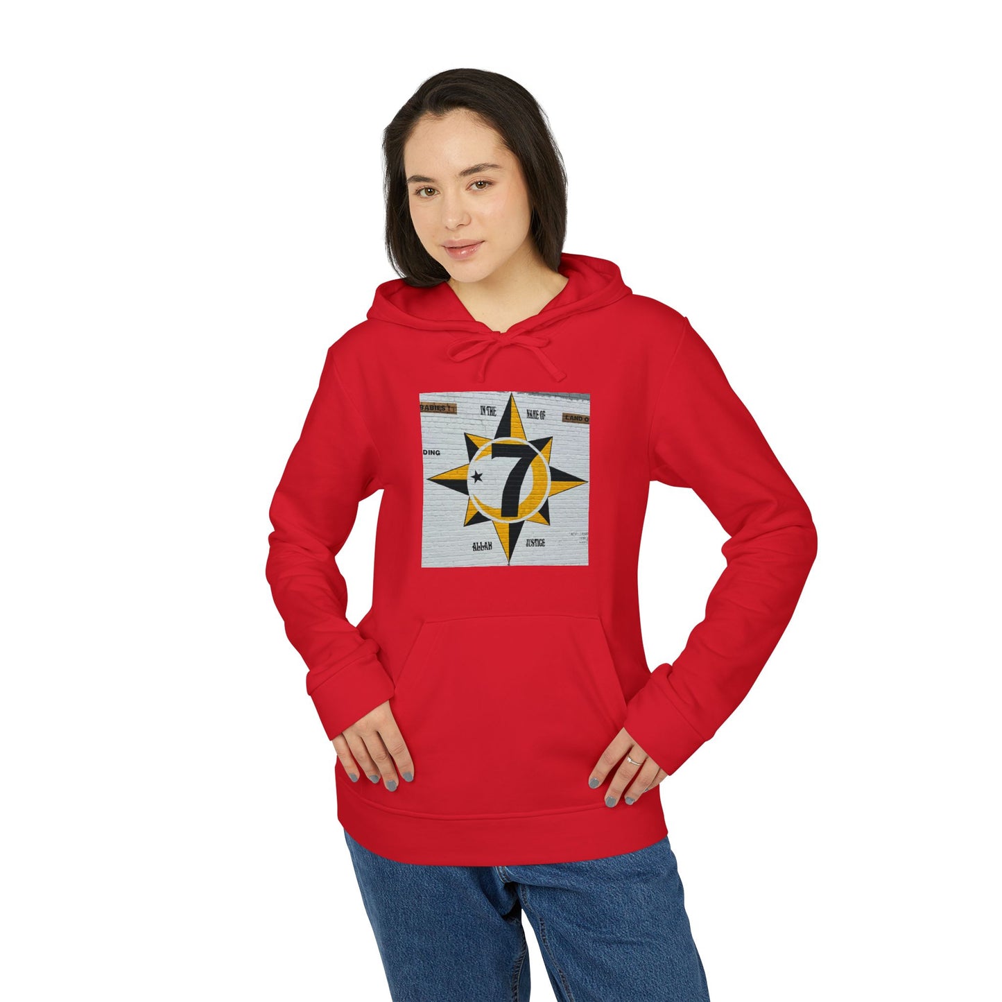 Unisex Fleece Hoodie - 5%er Apparel & Adidas Collaboration