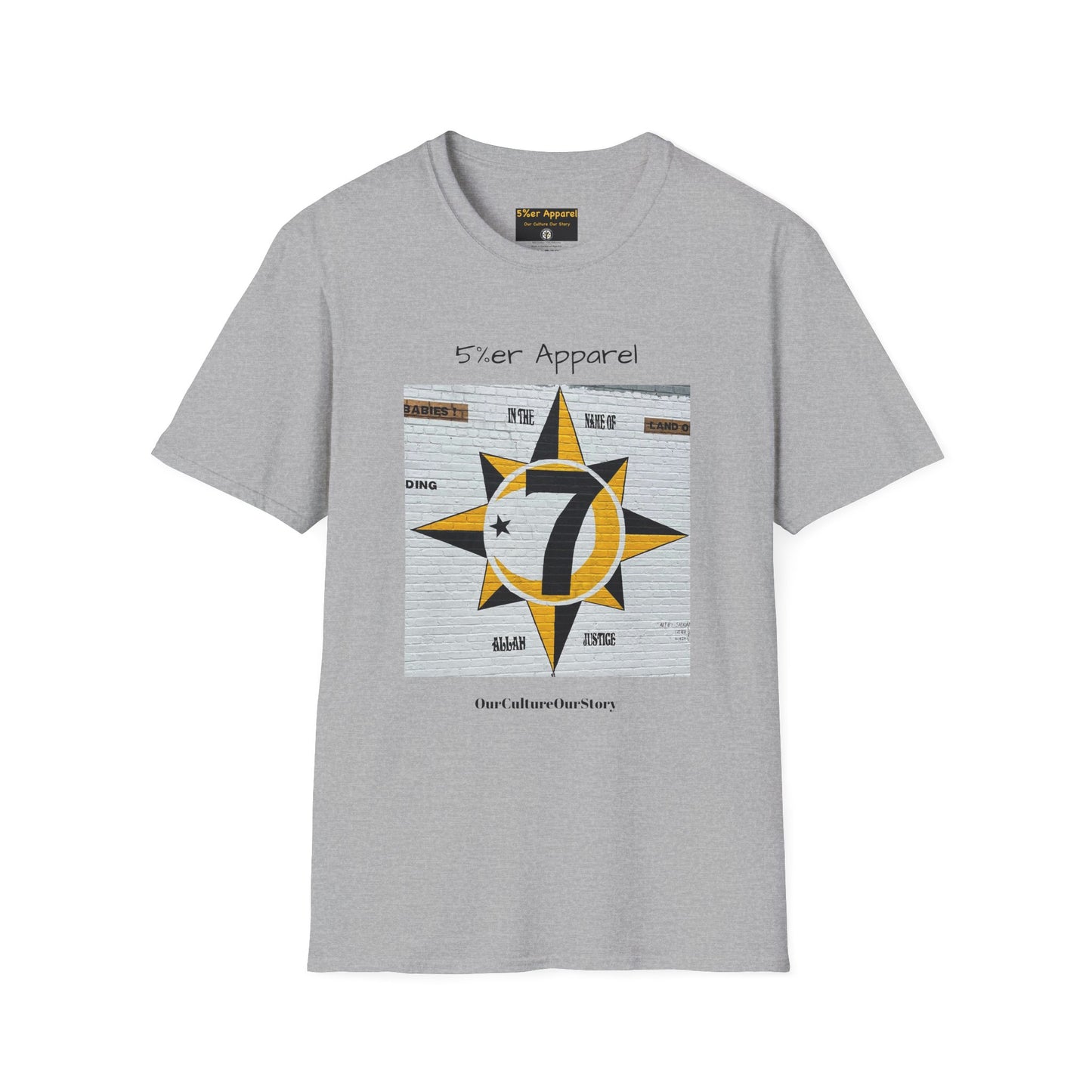 5%er Apparel Label Unisex Softstyle T-Shirt