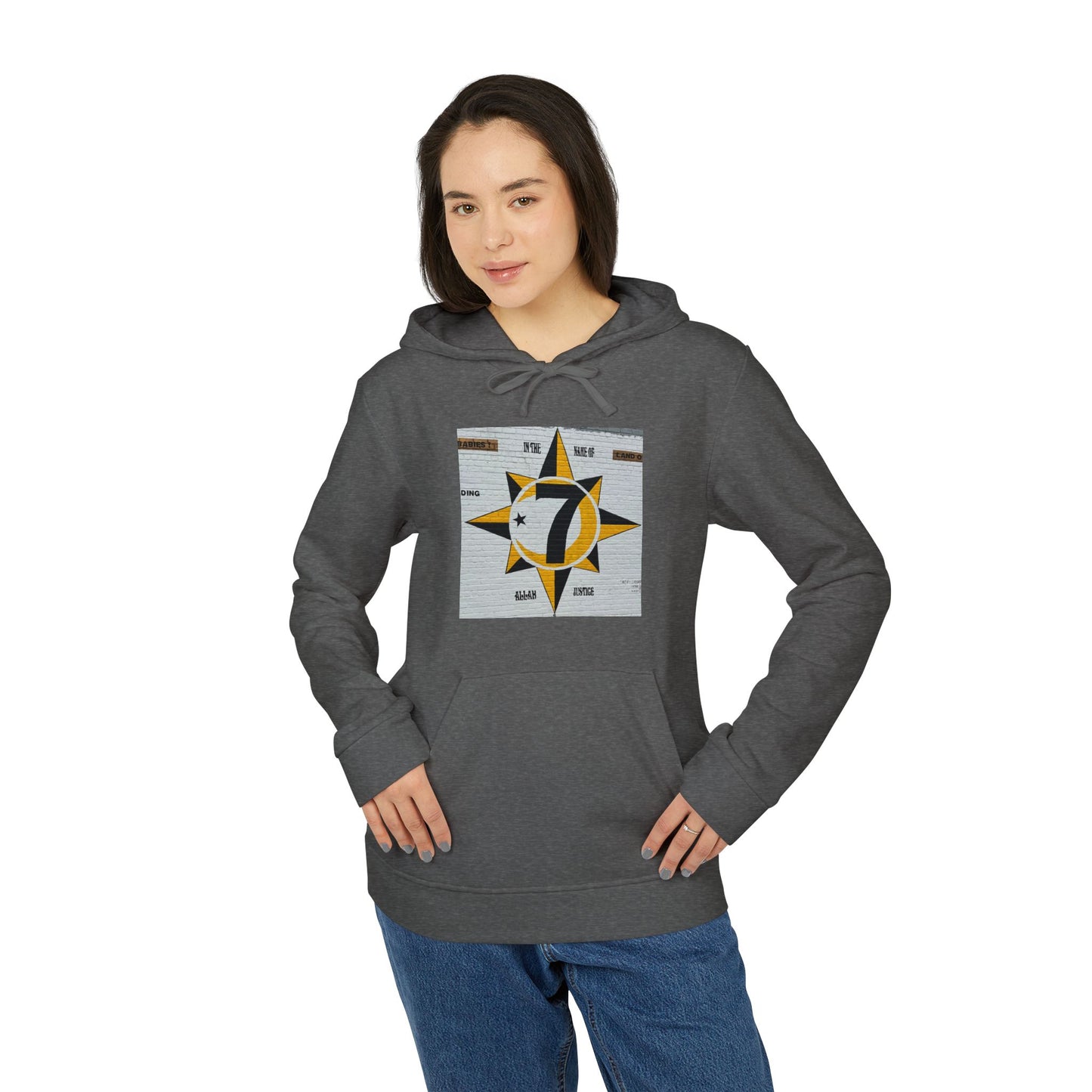 Unisex Fleece Hoodie - 5%er Apparel & Adidas Collaboration