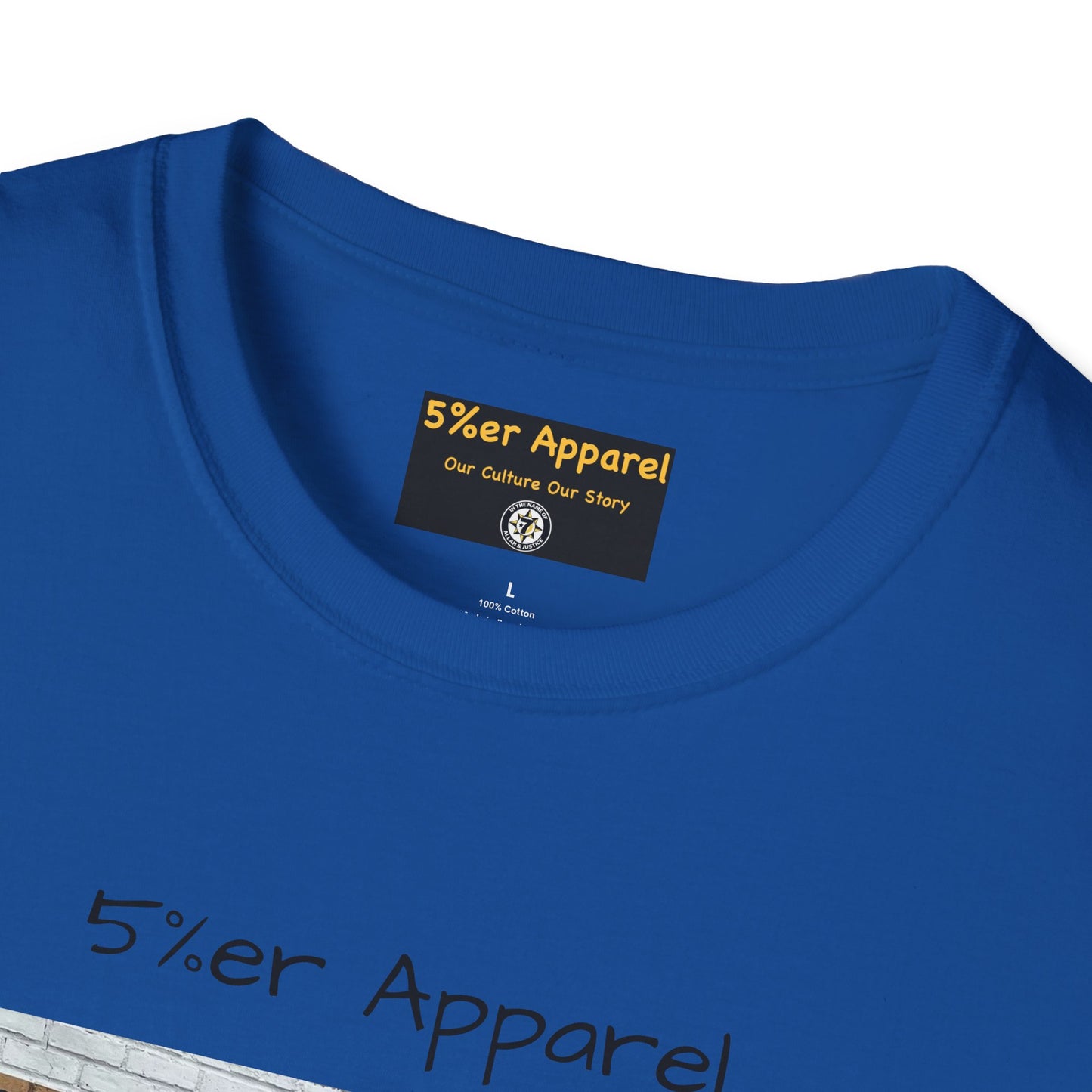 5%er Apparel Label "Our Culture Our Story" Unisex Softstyle T-Shirt