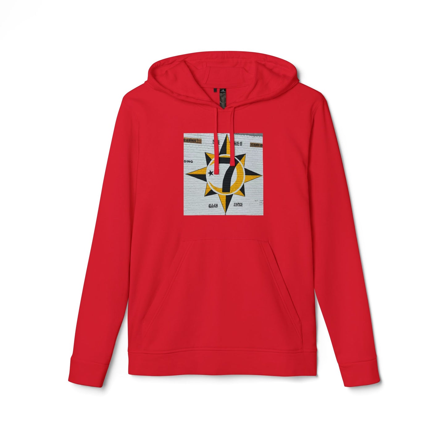 Unisex Fleece Hoodie - 5%er Apparel & Adidas Collaboration