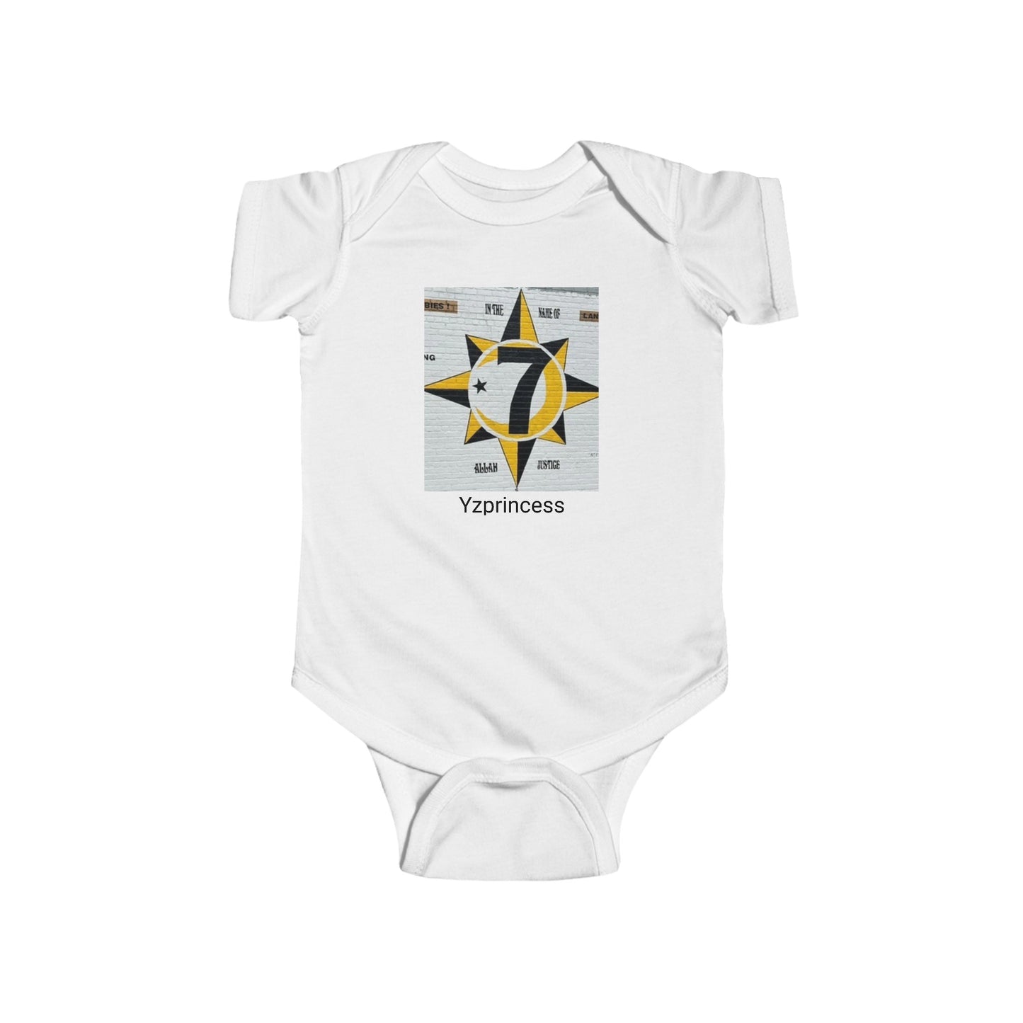 5%er Apparel: Yzprincess Infant Fine Jersey Bodysuit