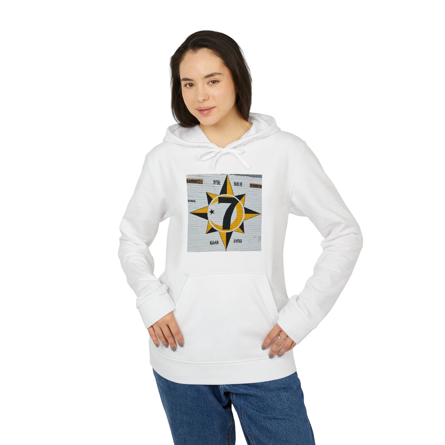 Unisex Fleece Hoodie - 5%er Apparel & Adidas Collaboration