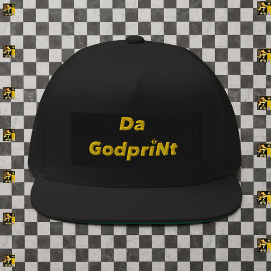 GodpriNt Flat Bill Cap