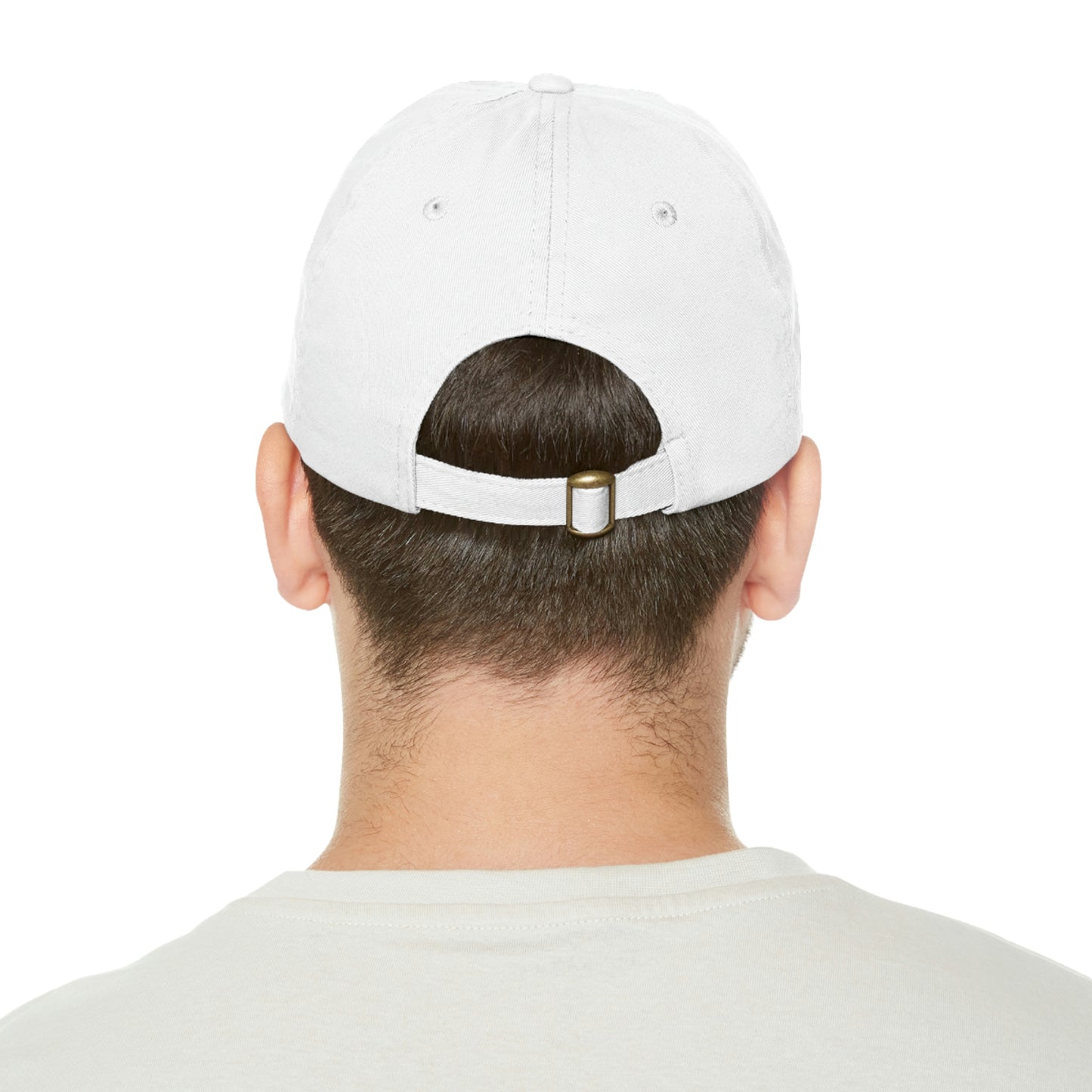 5%er Apparel Dad Hat with Leather Patch (Round)